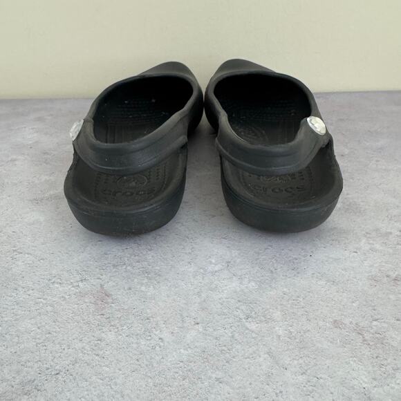 Crocs Shoes Women's 8 Sling Back Ballet Flats Bling Cut Out Close Toe Sandals - Picture 3 of 12